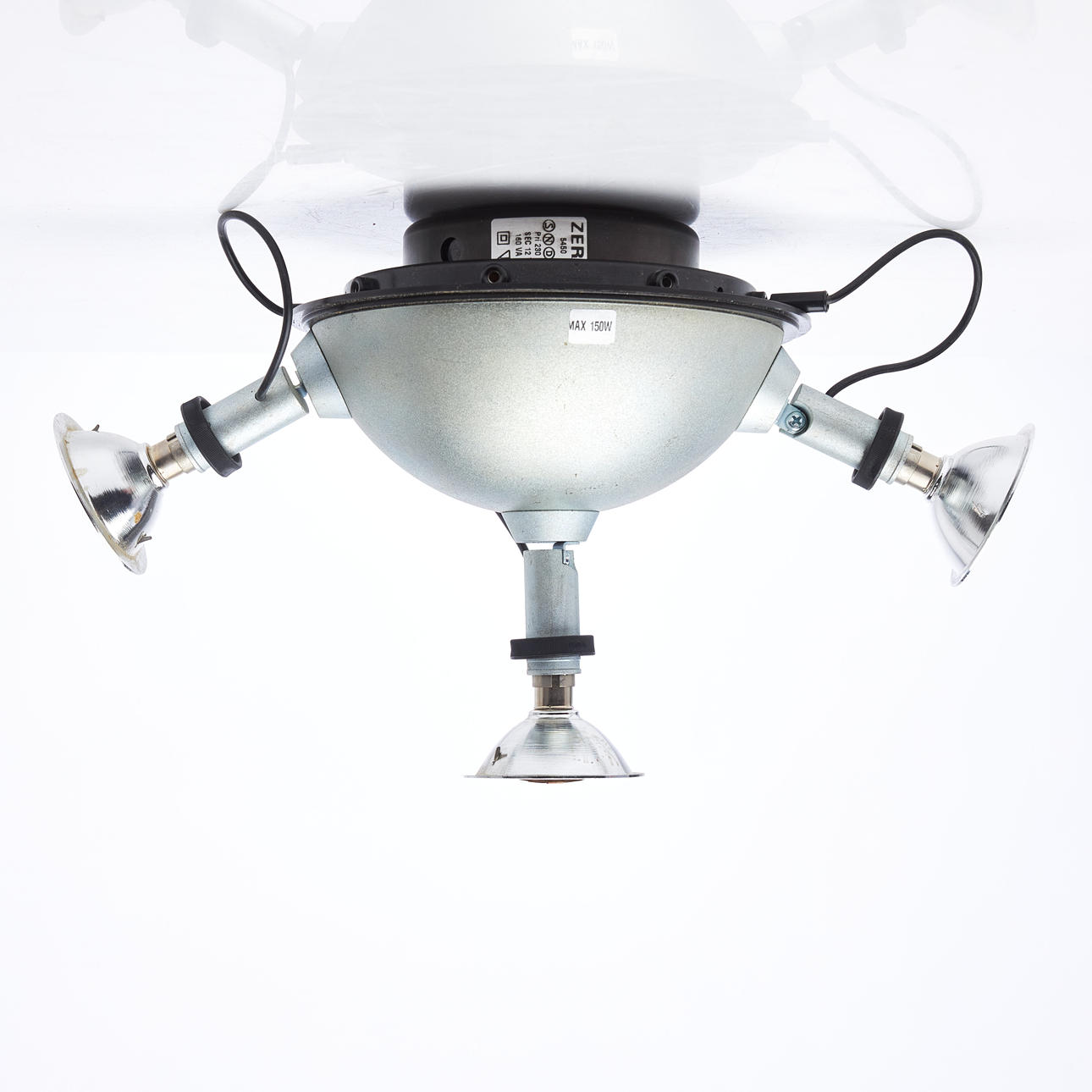 BENGT KÄLLGREN & PER SUNDSTEDT. “Trix Transformer”, ceiling lamp, three light points, Zero.