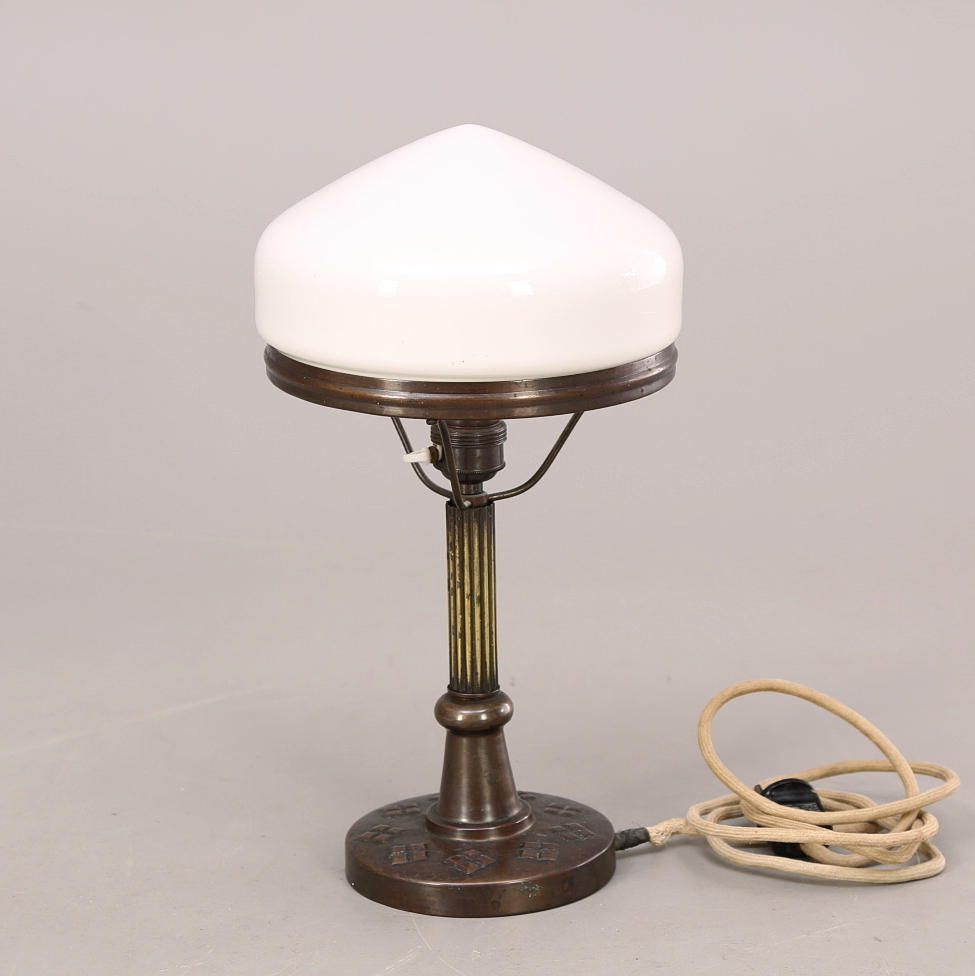 BORDSARMATUR, metall/glas, jugendstil, 1900-talets första hälft.