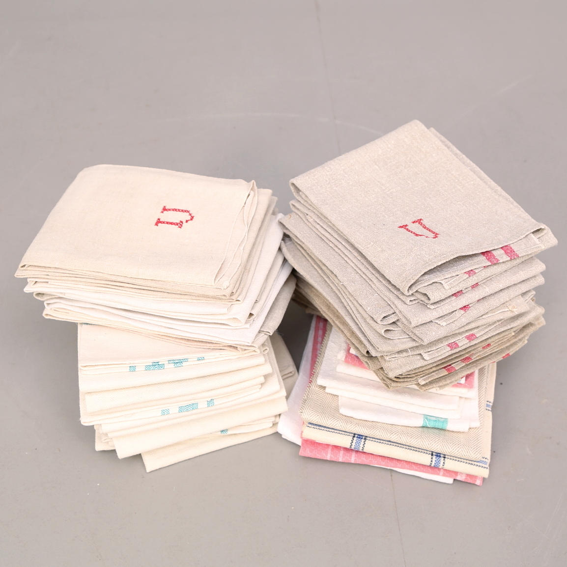 KÖKSHANDDUKAR 58 st, linne, oblekt, halvlinne.