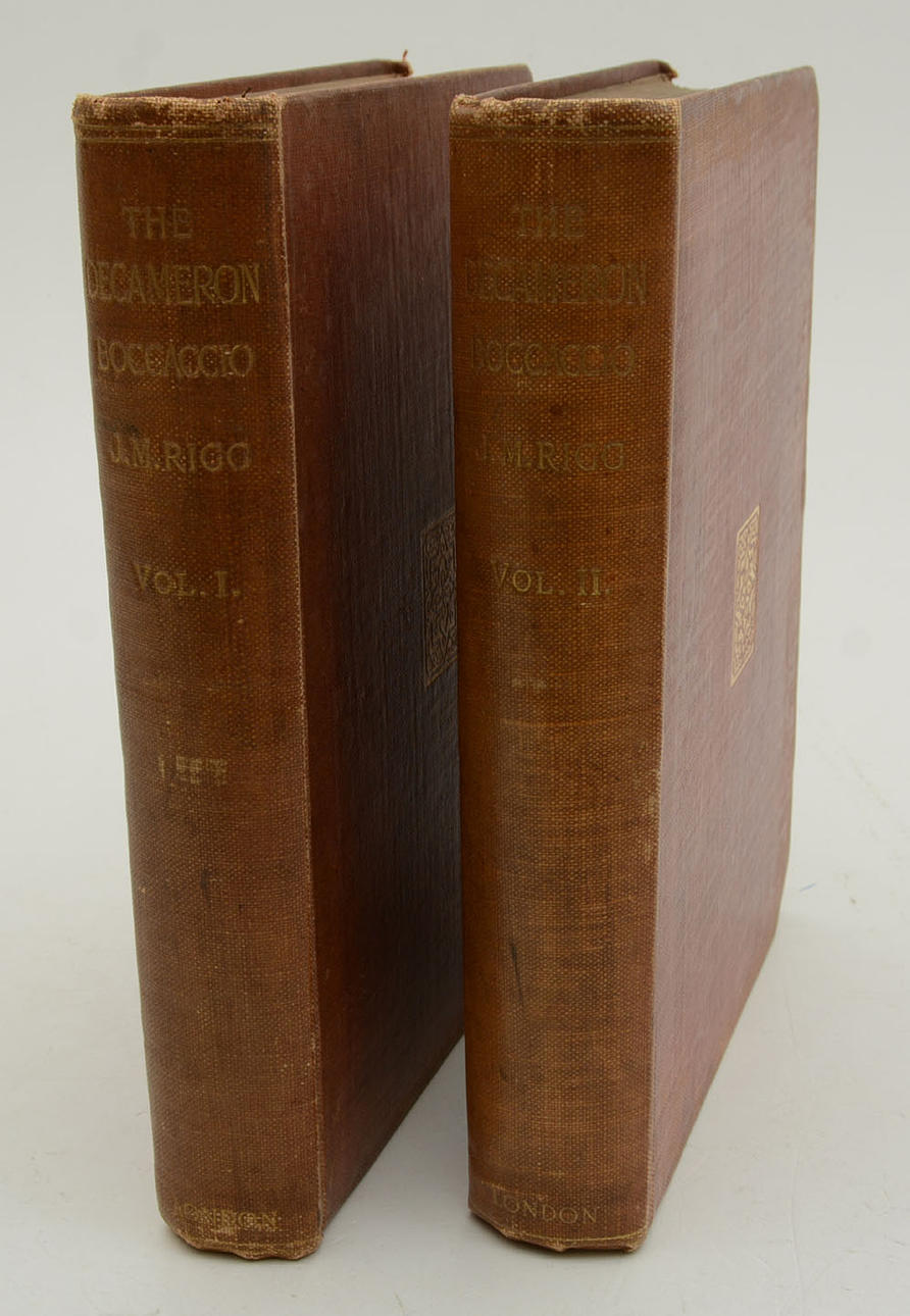 El Decamerón de Giovanni Boccaccio I II.