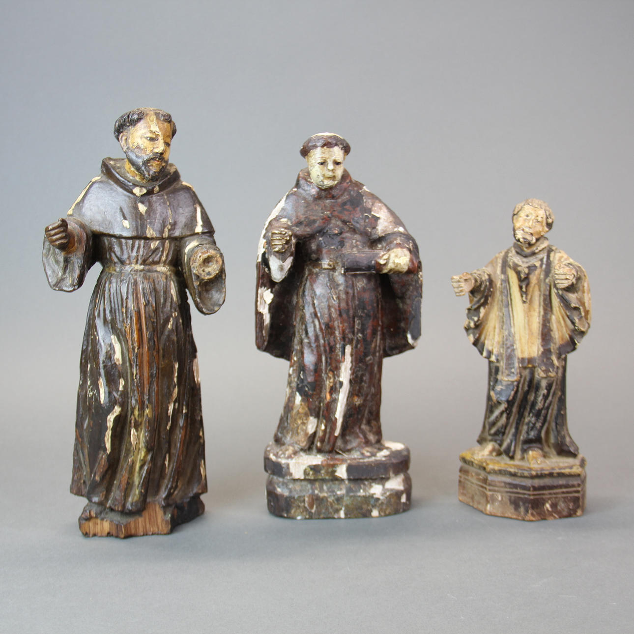 18CT CENTURY FILIPINO SAINT FIGURES.