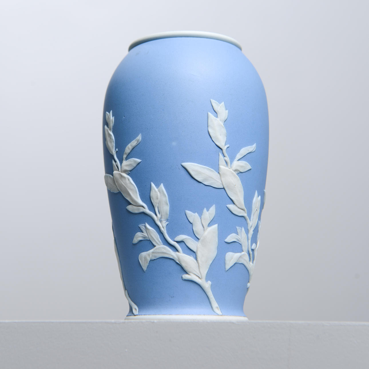 PRINS EUGEN. Vas, jasperware, Gustavsberg, omkring 1900.