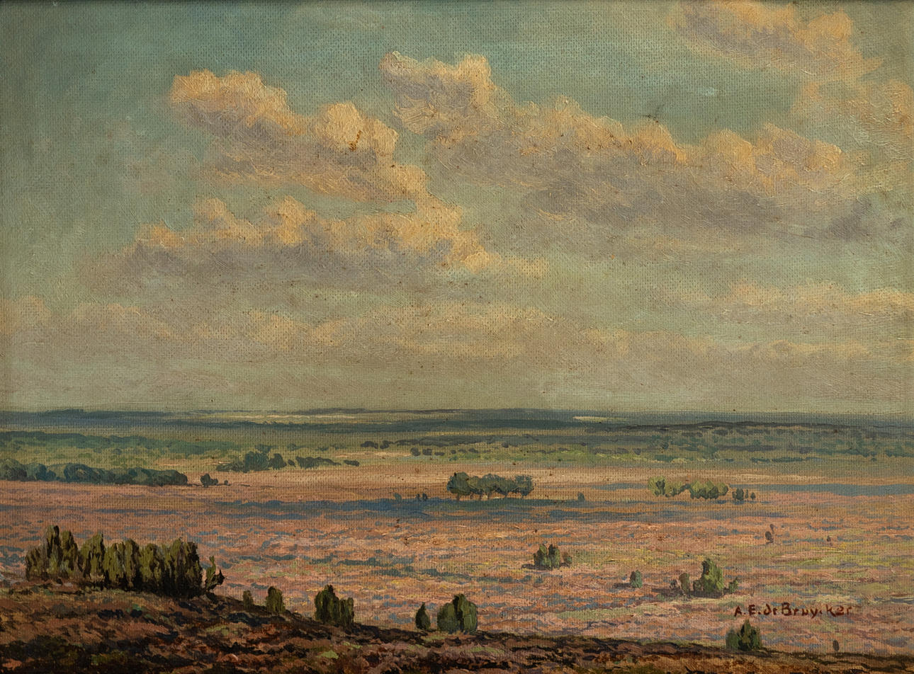EUGEN DE BRUYCKER (1901-1981). Heidelandschaft.