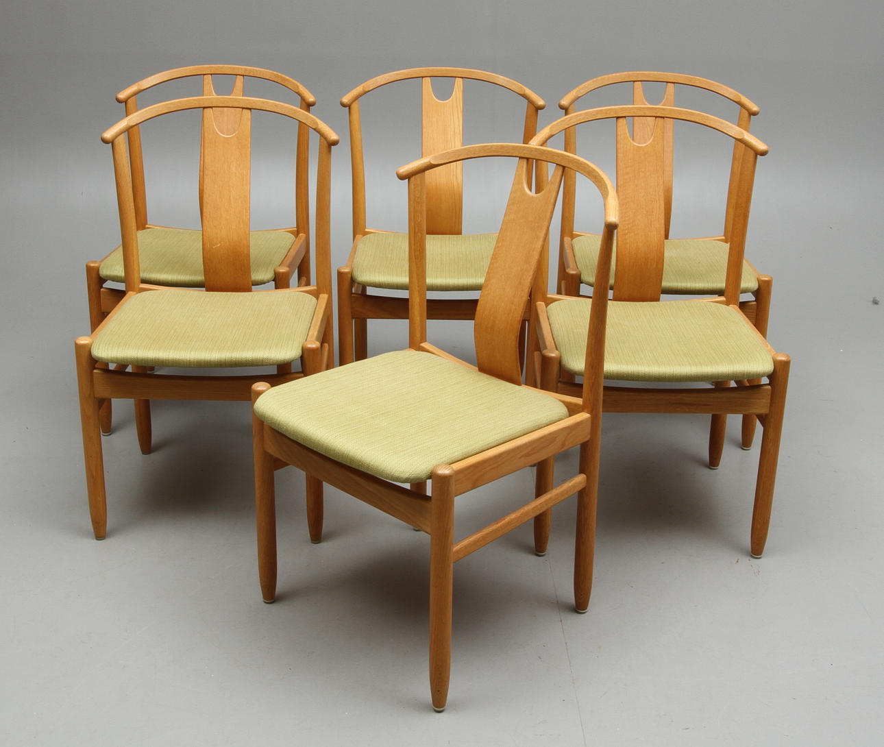 STOLAR, 6 st, design Sven Engström och Gunnar Myrstrand för Bodafors, 1960-tal.