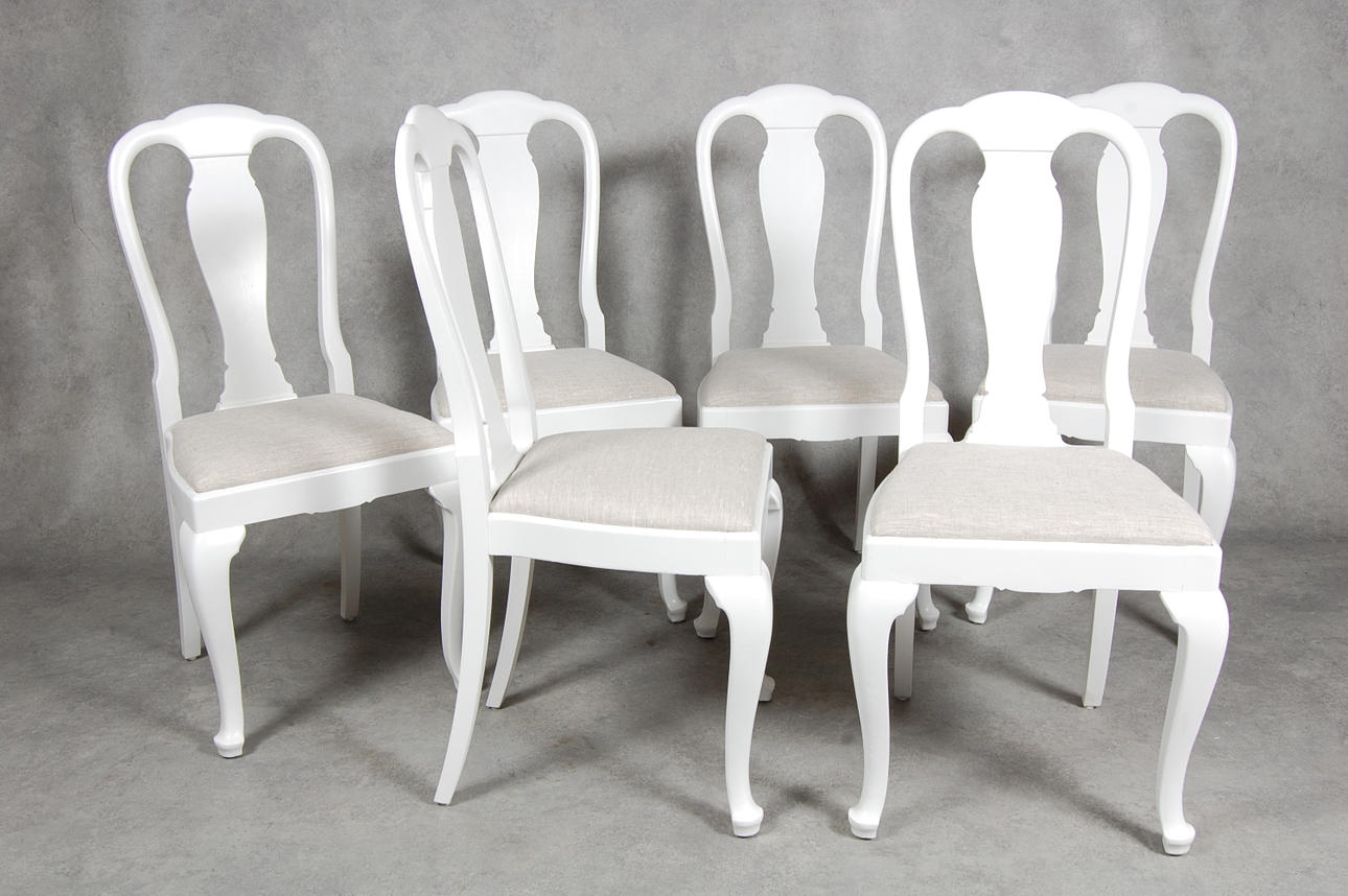 STOLAR, 6 st, rokokostil, 1900-talets början.