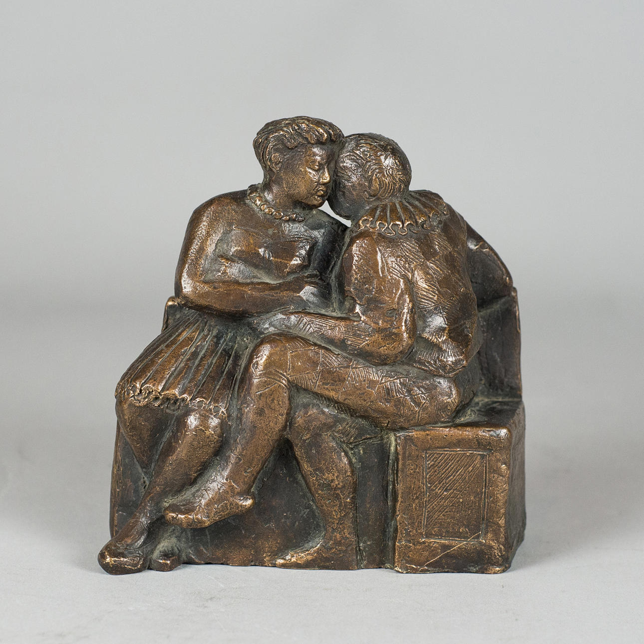 UNBEKANNTER KÜNSTLER. grupp av siffror.