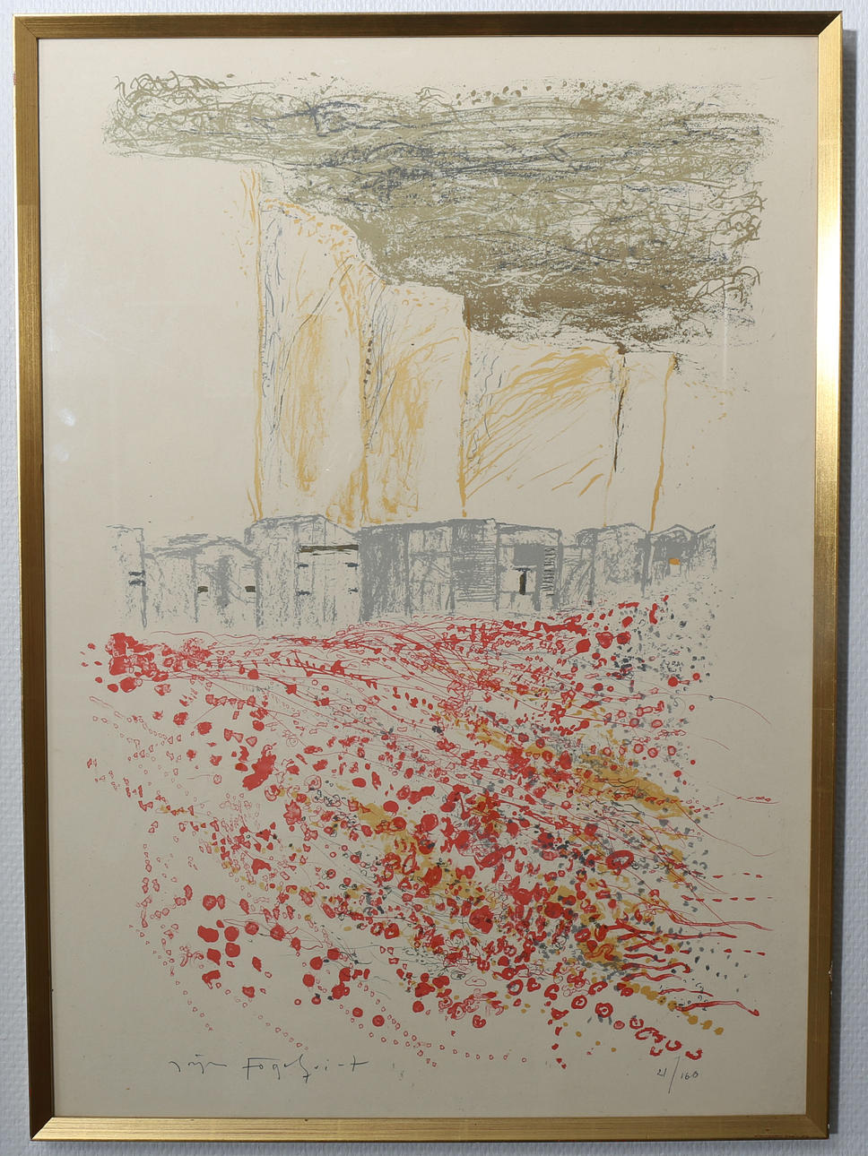 JÖRGEN FOGELQVIST. Litografi, numrerad 21/160, signerad.