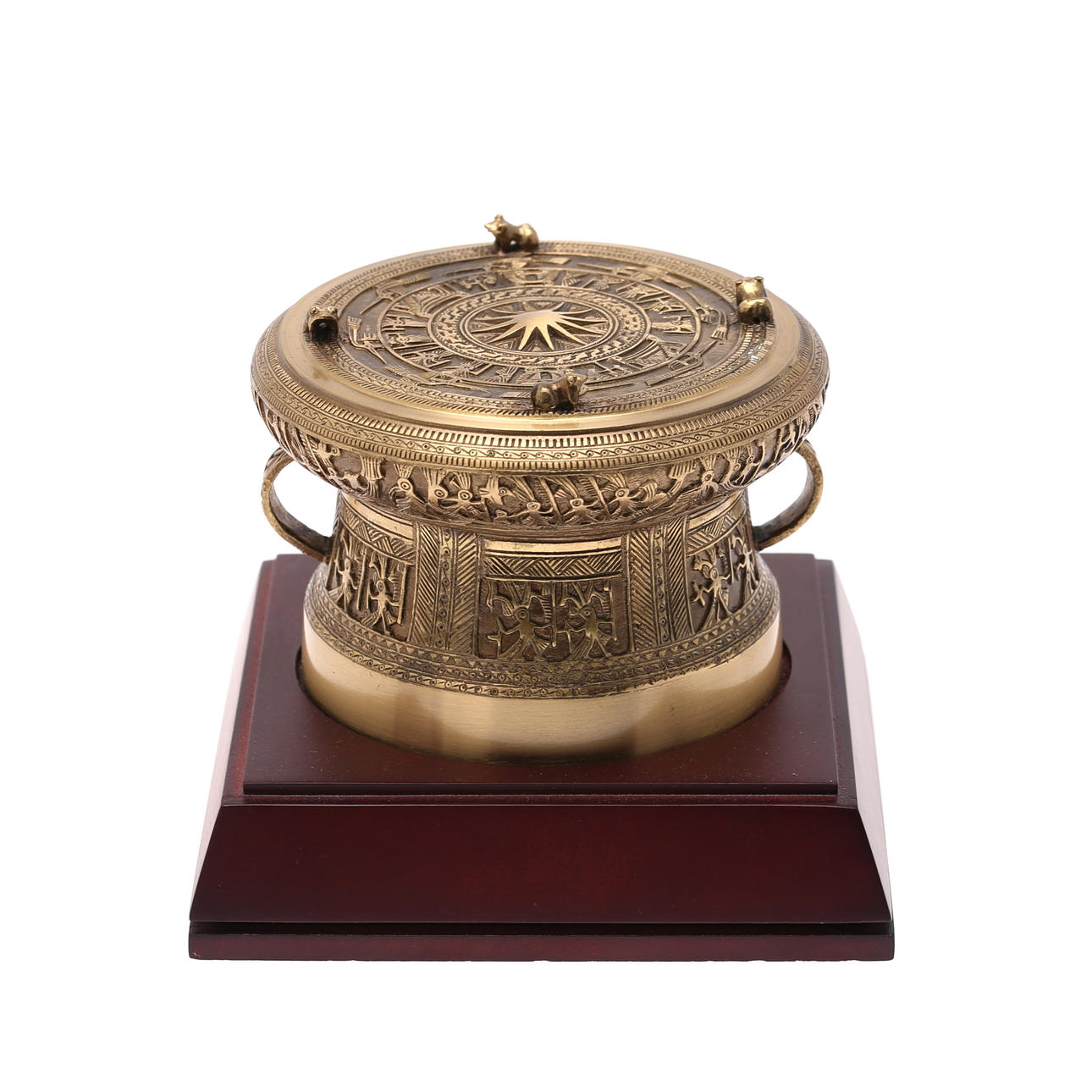 DONG SON DRUM, bronze, Vietnam, 19th/21st century. Collectables