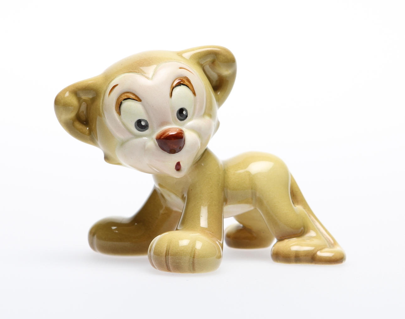 FIGURIN, "Zimmy Lion", David's Hand, Animaland, Beswick England. 1900-talets mitt.