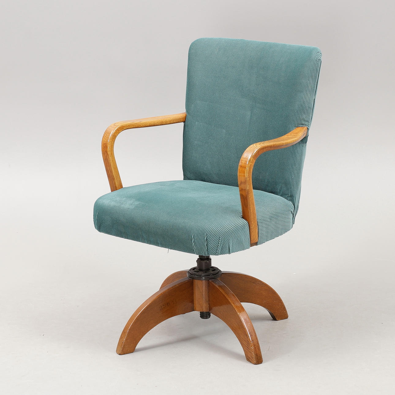 SNURRFÅTÖLJ, kontorsmodell, 1940/50-tal.