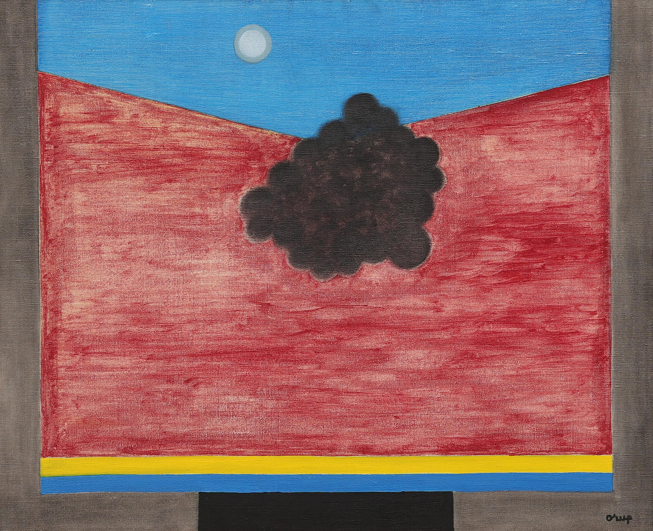 BENGT ORUP. Oil on canvas, signed.