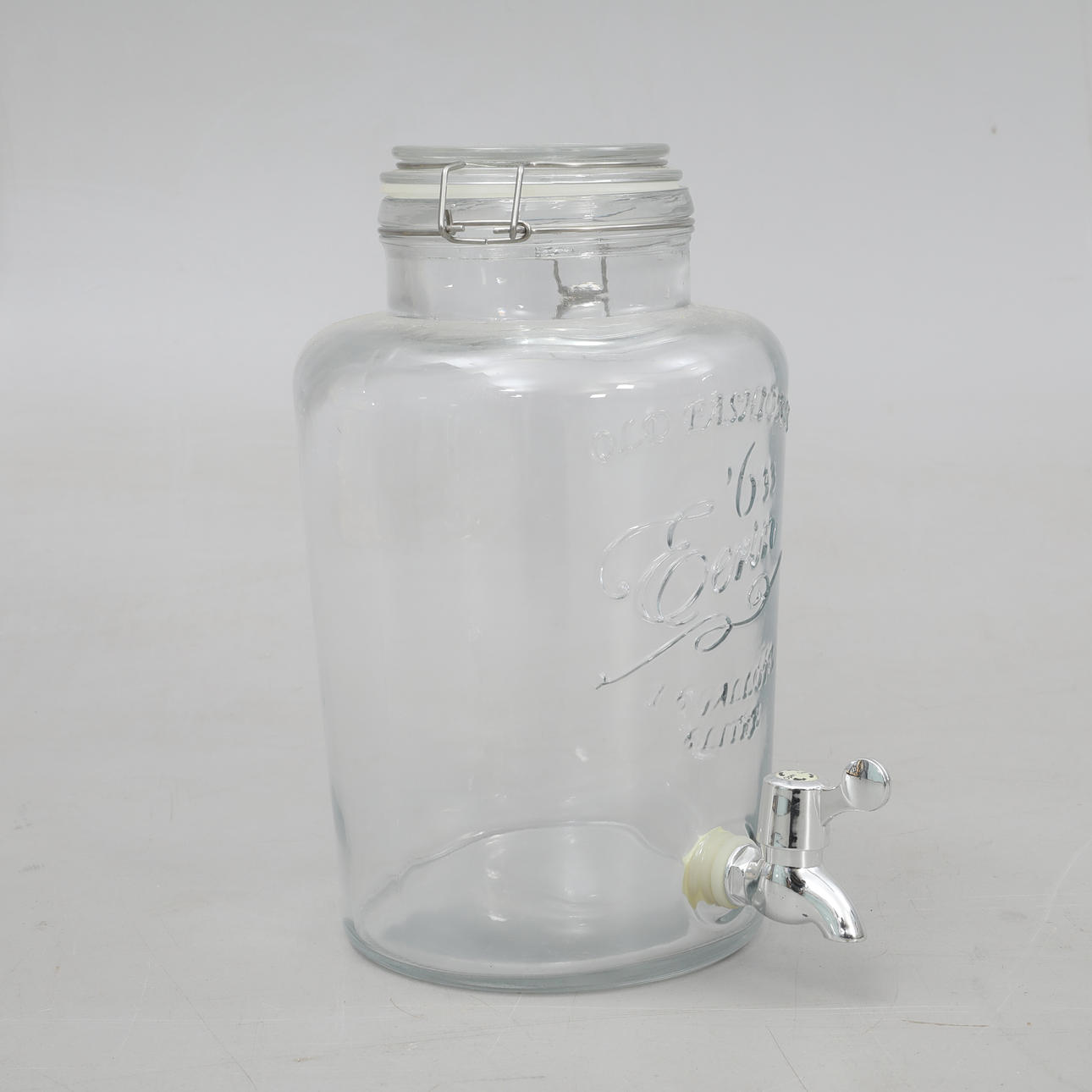 DRYCKDISPENSER, glas med metall kran.