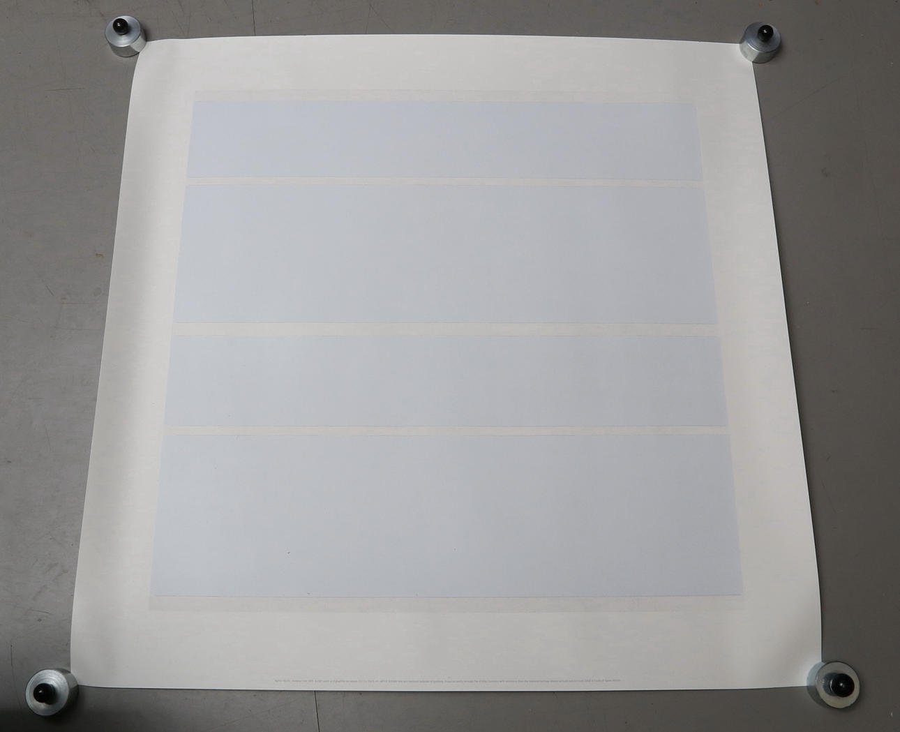 AGNES MARTIN. EFTER. "Faraway love". Affisch.