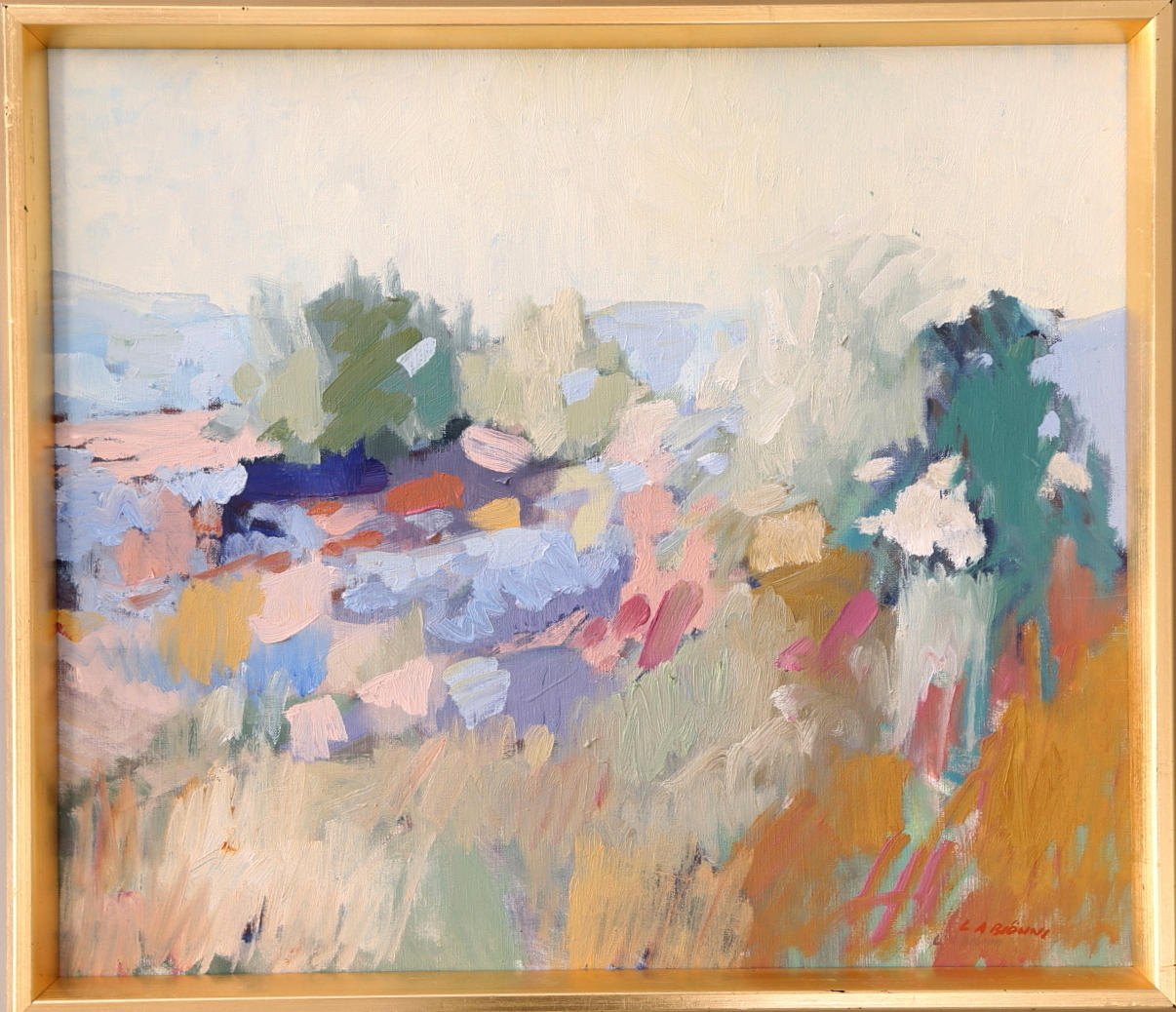 LARS "BJÖNNI" ANDERSSON. Olja på duk, signerad.