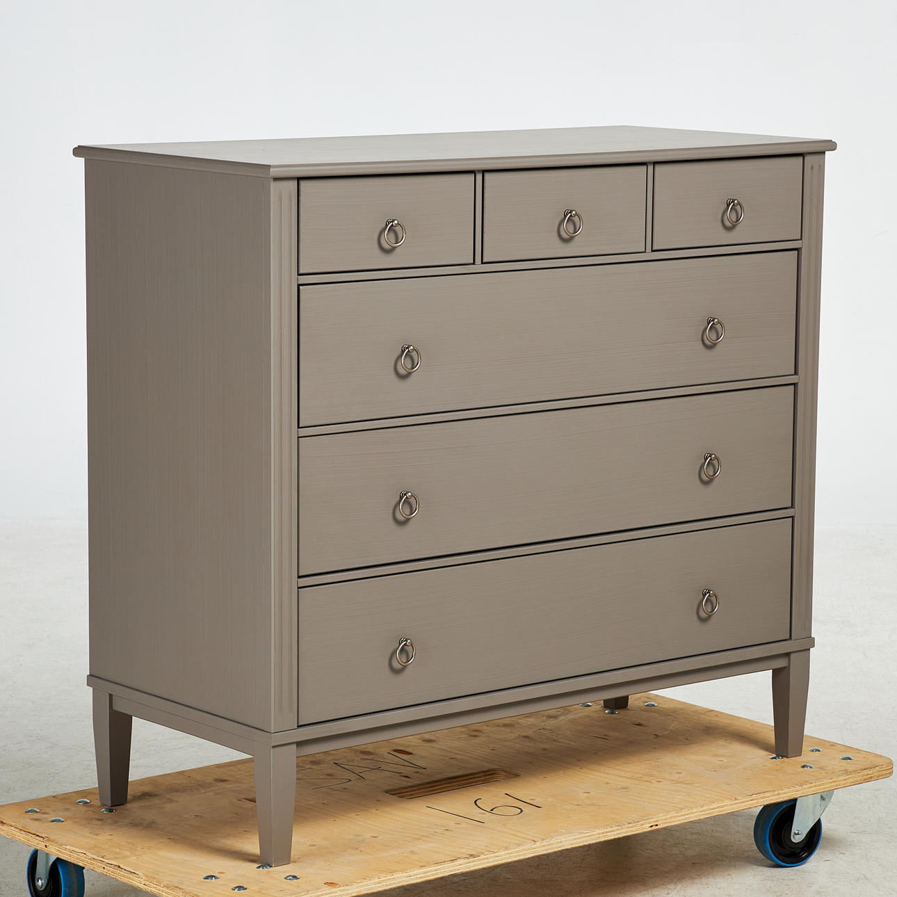 BYRÅ. "Stockholm", Englesson, samtida, bemålad i grått.