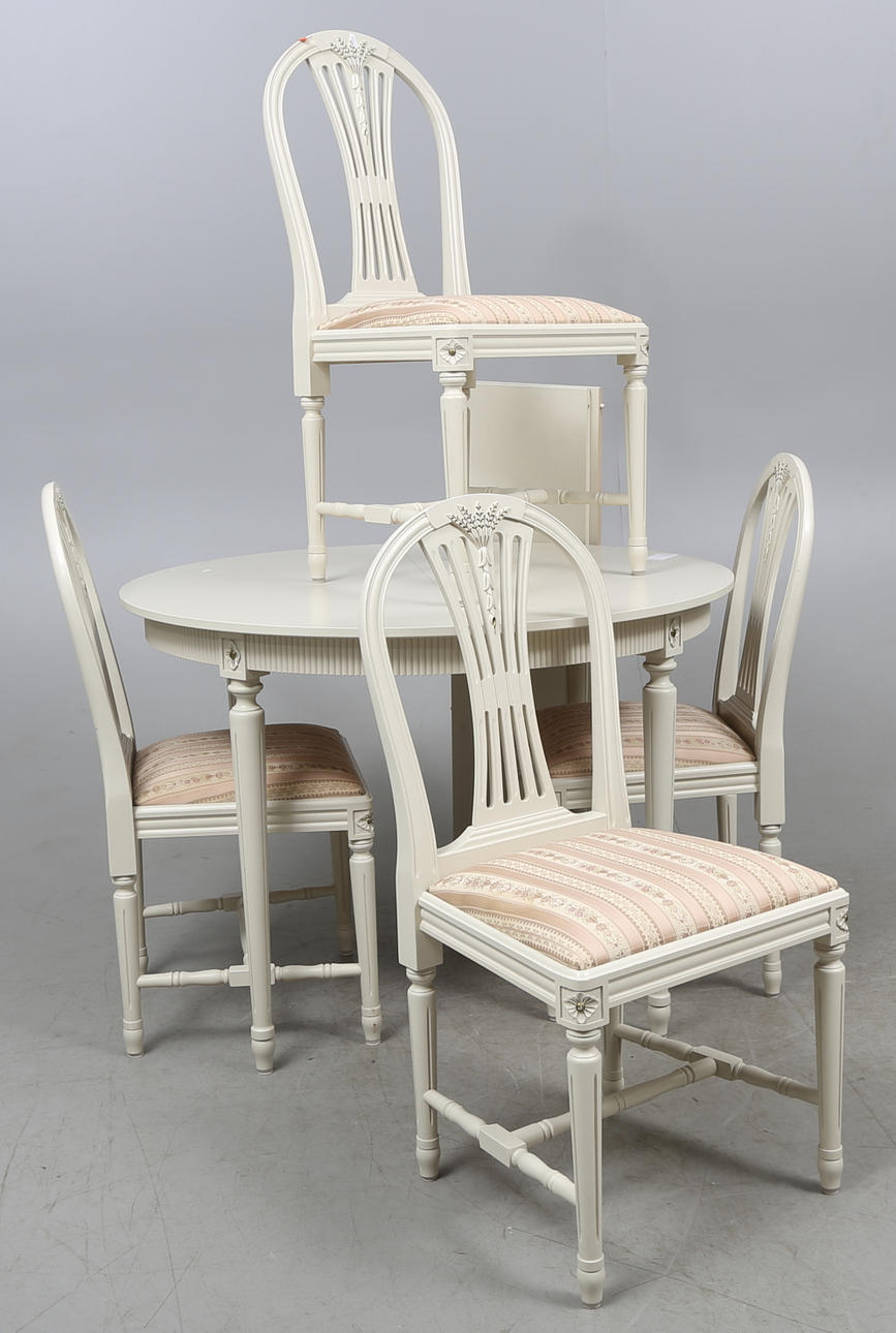 MATSALSMÖBEL, Gustaviansk stil. 5 del. 1900-tal.