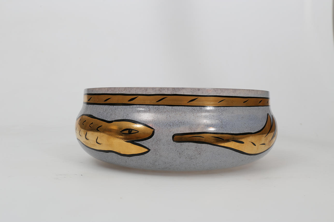 SKÅL, glas, Ulrika Hydman Vallien, Kosta Boda, signerad.