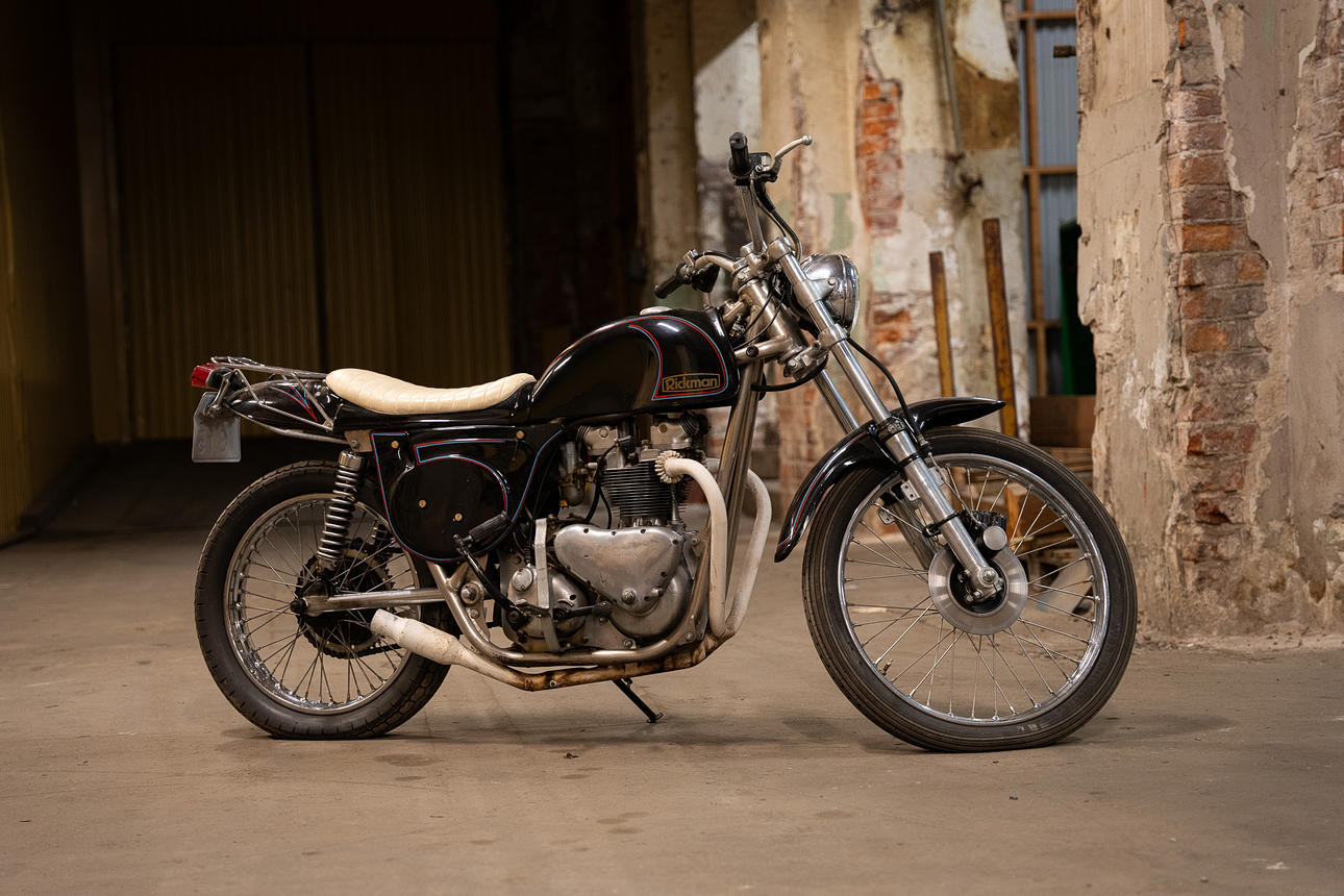 TRIUMPH, Trophy TR5 med Rickman ram, 1957, England.