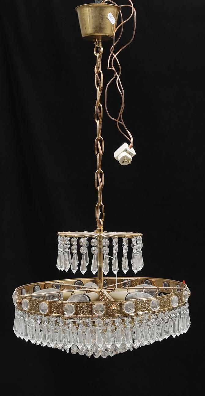 TAKLAMPA med prismor 1900-talets slut.