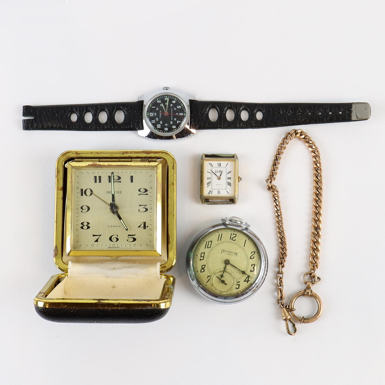 POCKET WATCH, WATCH CHAIN, etc.