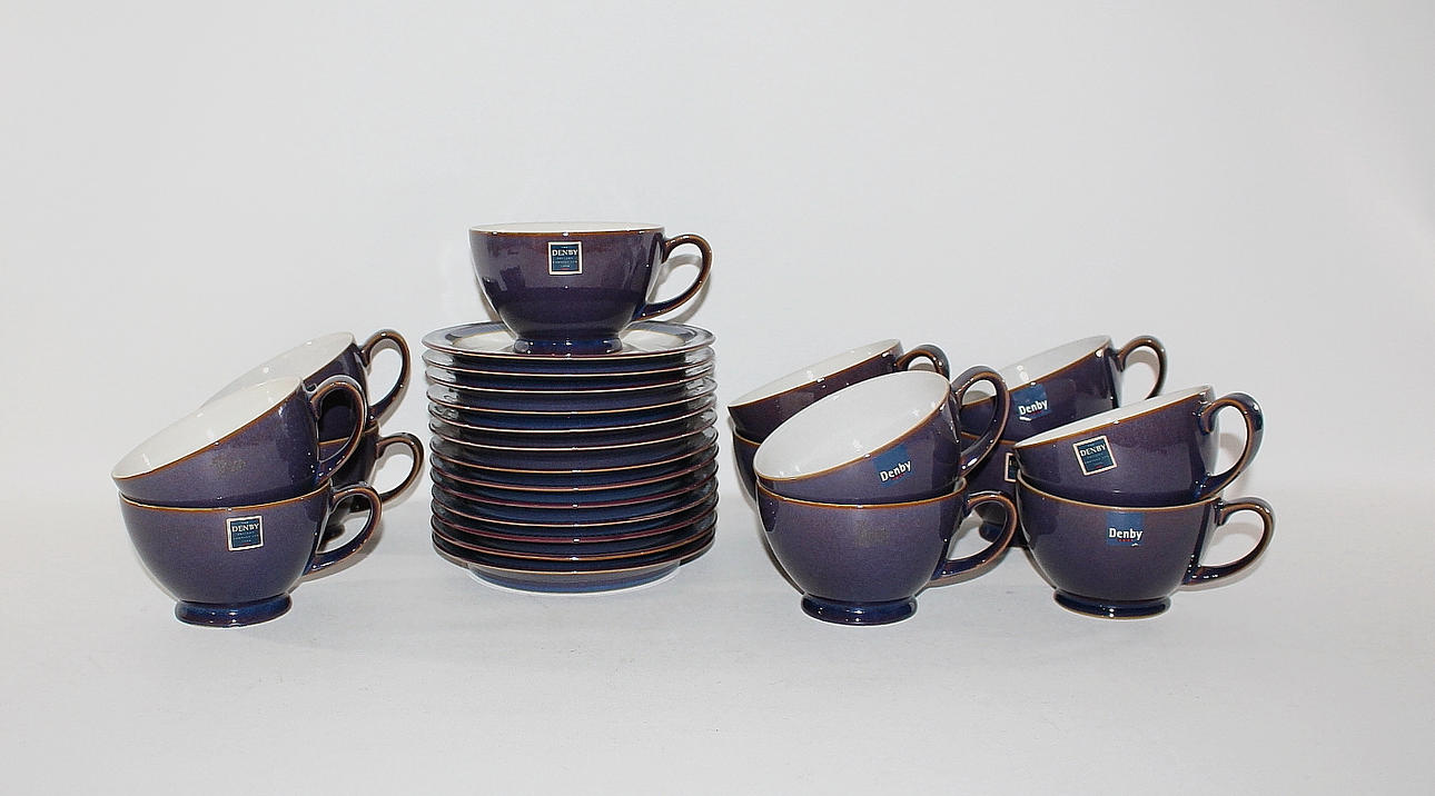 THESERVIS, porslin, 26 delar, "Storm" Derby.