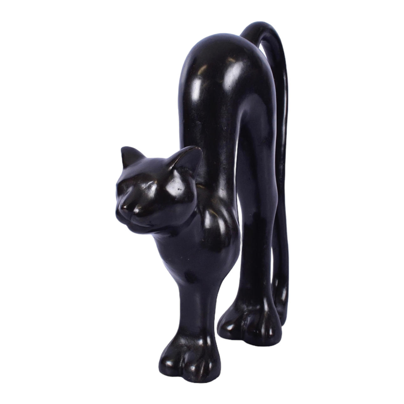 ANDREAS WARGENBRANT. Sculpture, “The Cat”, bronze.