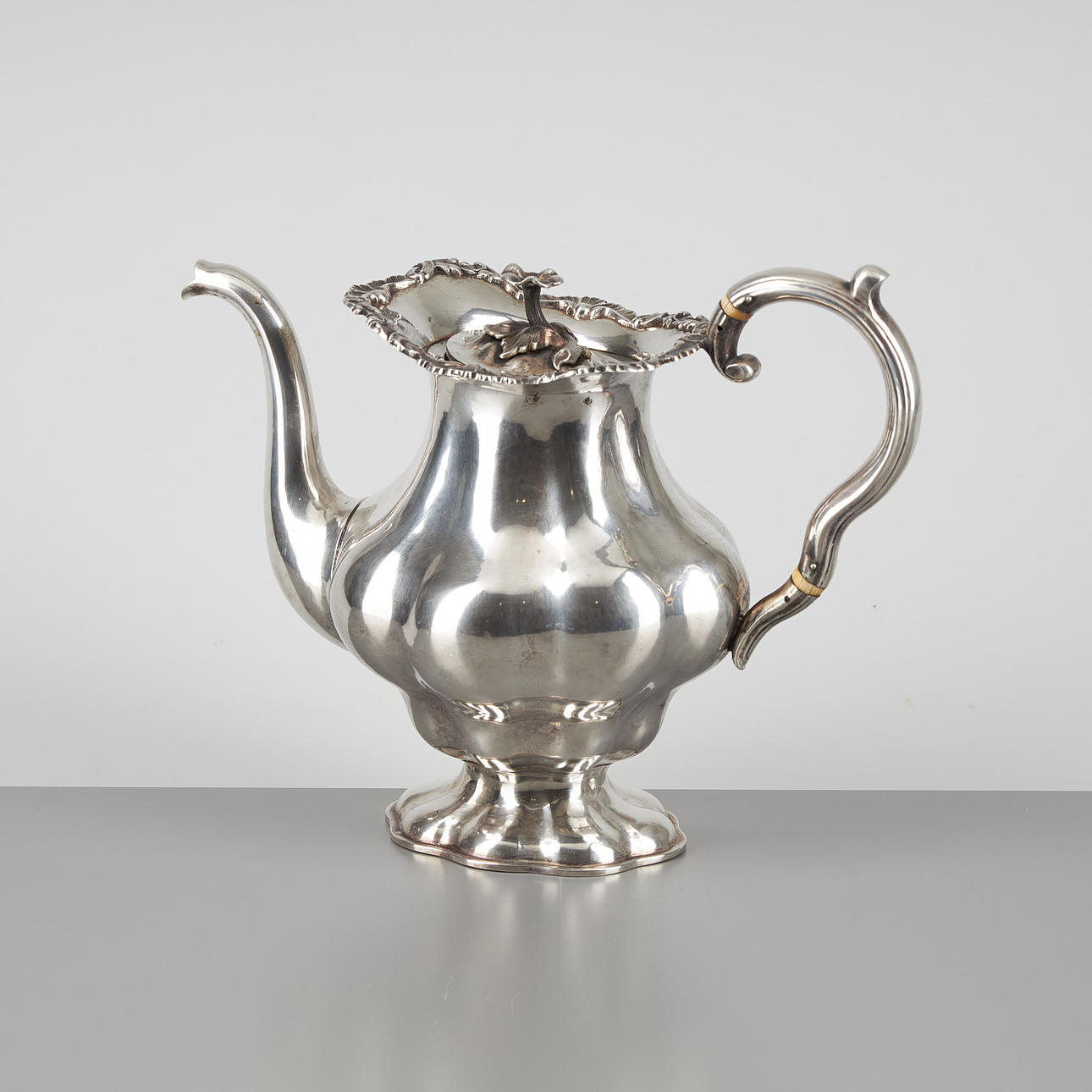 A silver jug, St Petersgburg 1850.