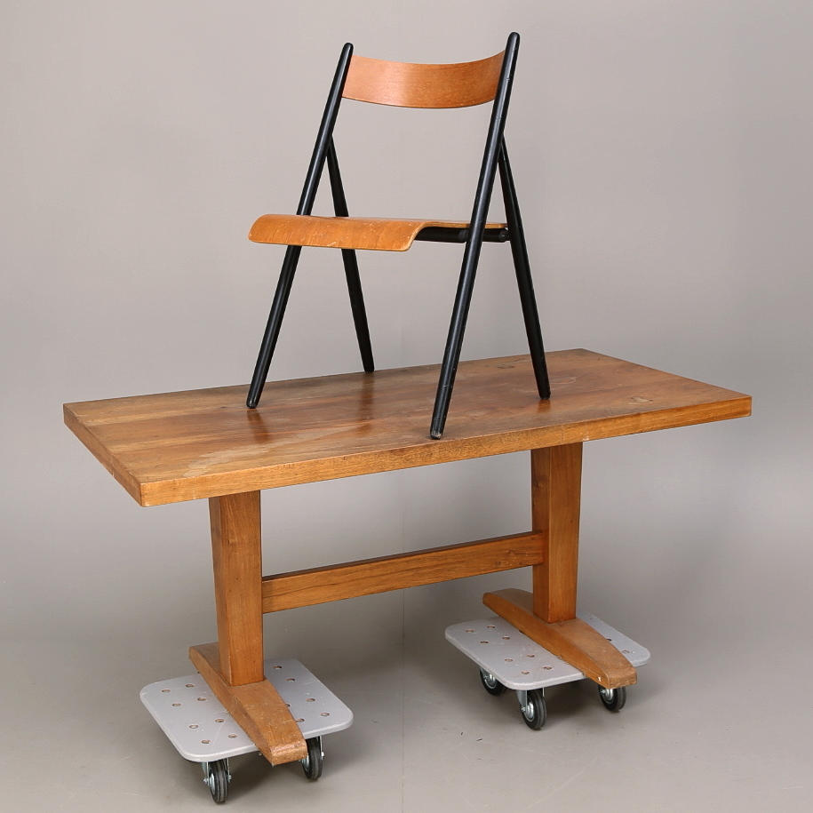 BORD, bockbordsmodell, + STOL 1950-tal.