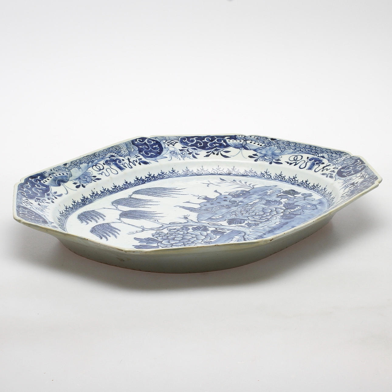 STEKFAT, porslin, Kina, 1700-tal.