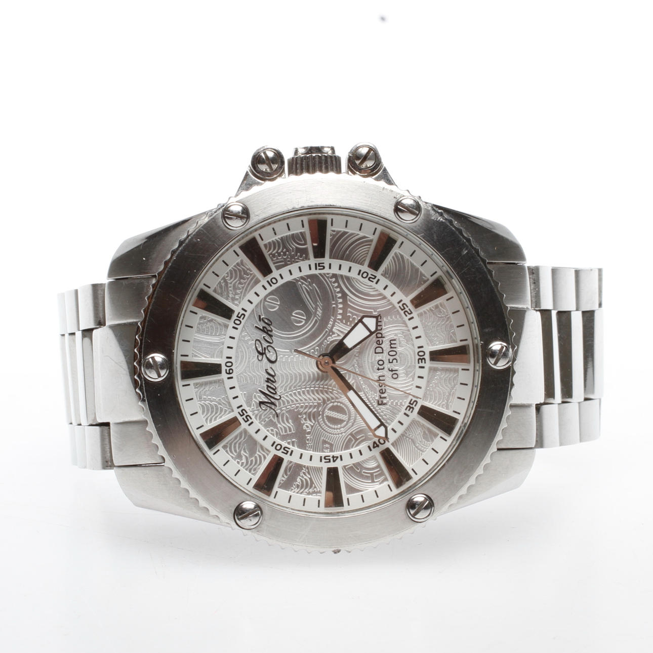 ARMBANDSUR MARC ECKÖ, stål.