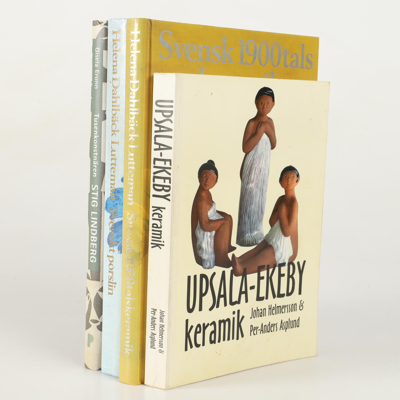 BÖCKER, 4 stycken, svensk porslin, 1900-tal.