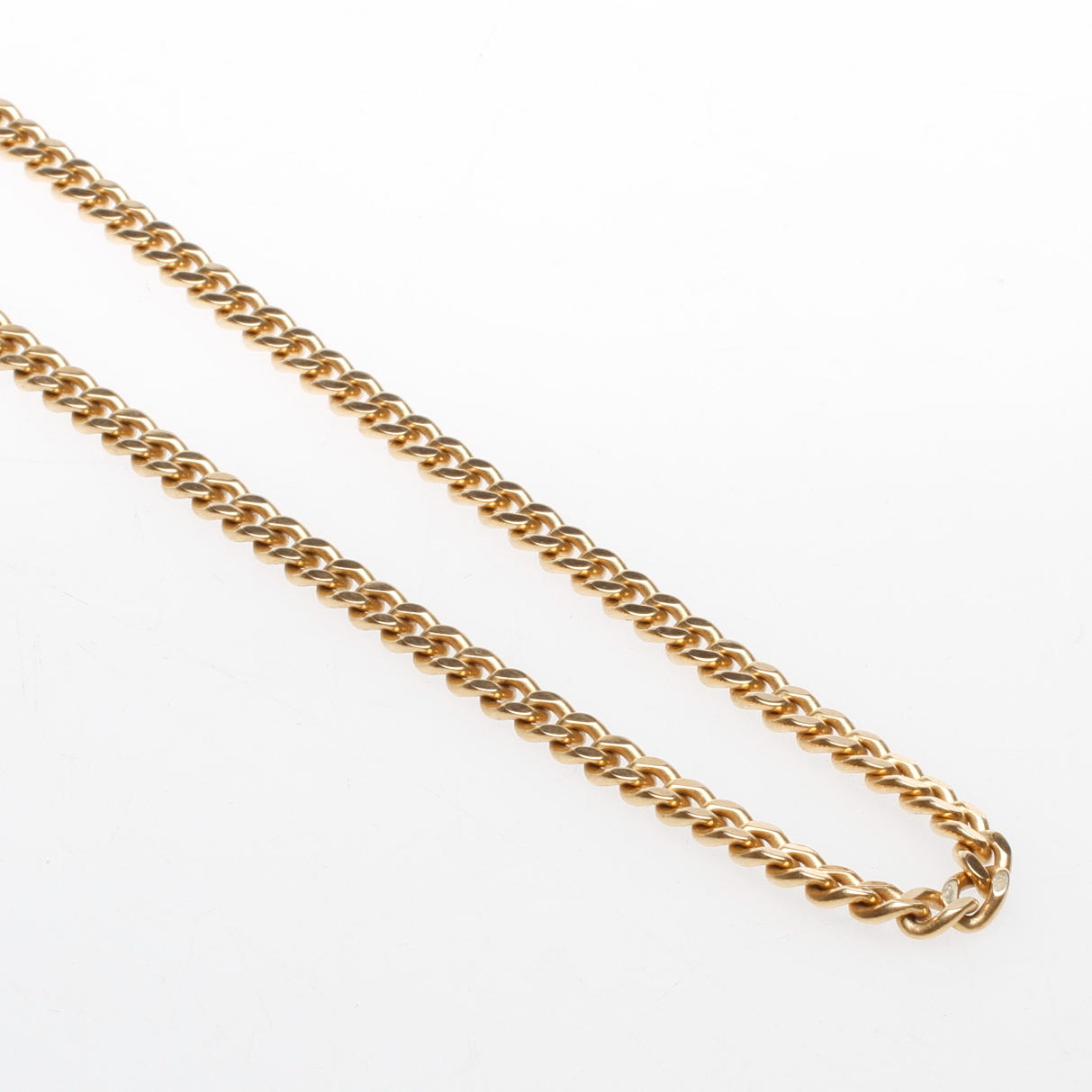 HALSKEDJA PANSAR, 18k guld, vikt ca 38 gr.