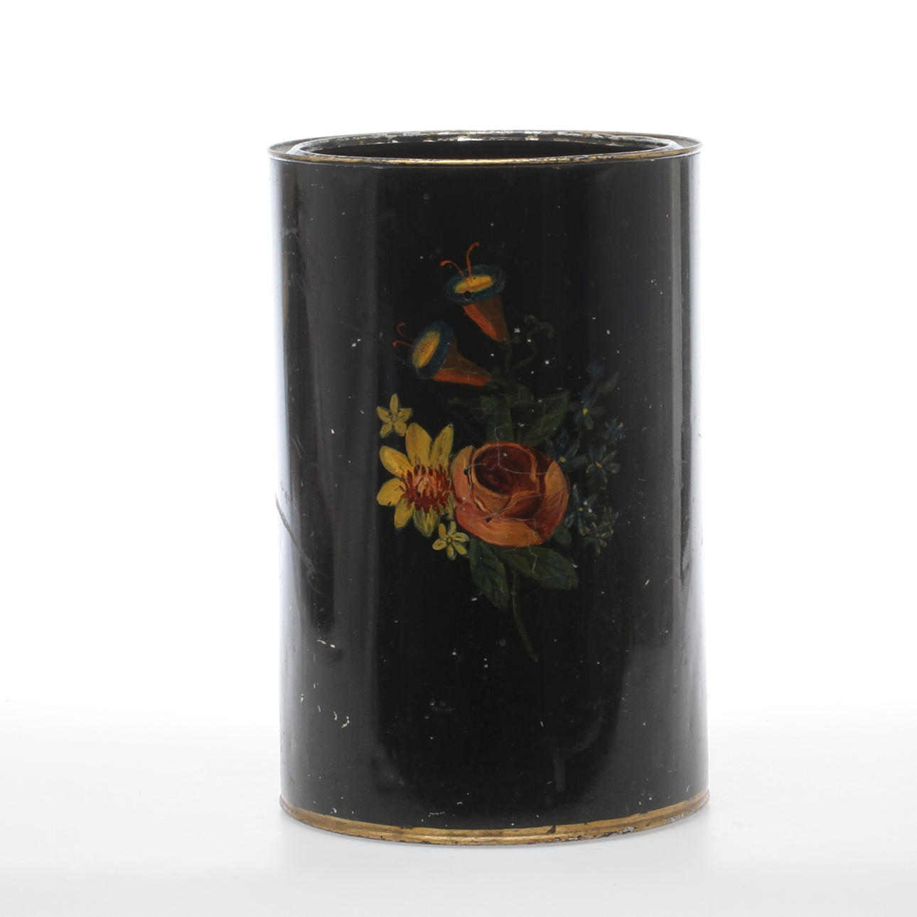 PAPPERSKORG, bemålad plåt, 1900-talets första hälft.