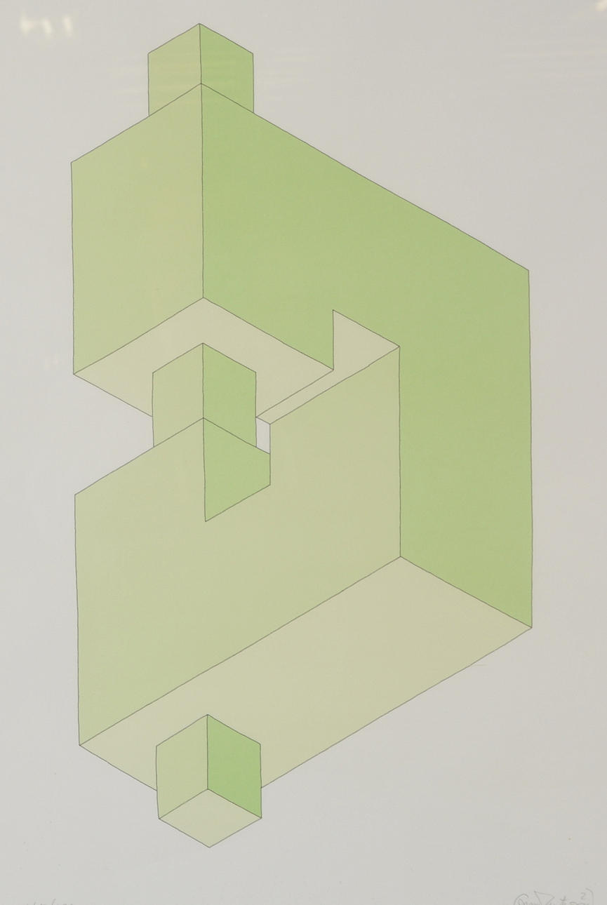 OSCAR REUTERSVÄRD. Färglitografi.