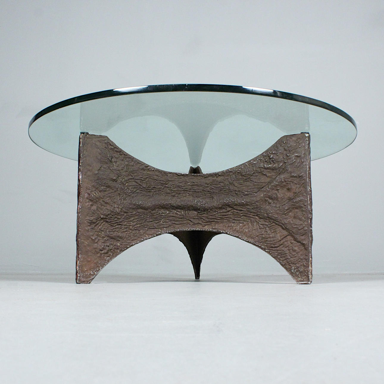 Brutalist coffee table, 1970s.