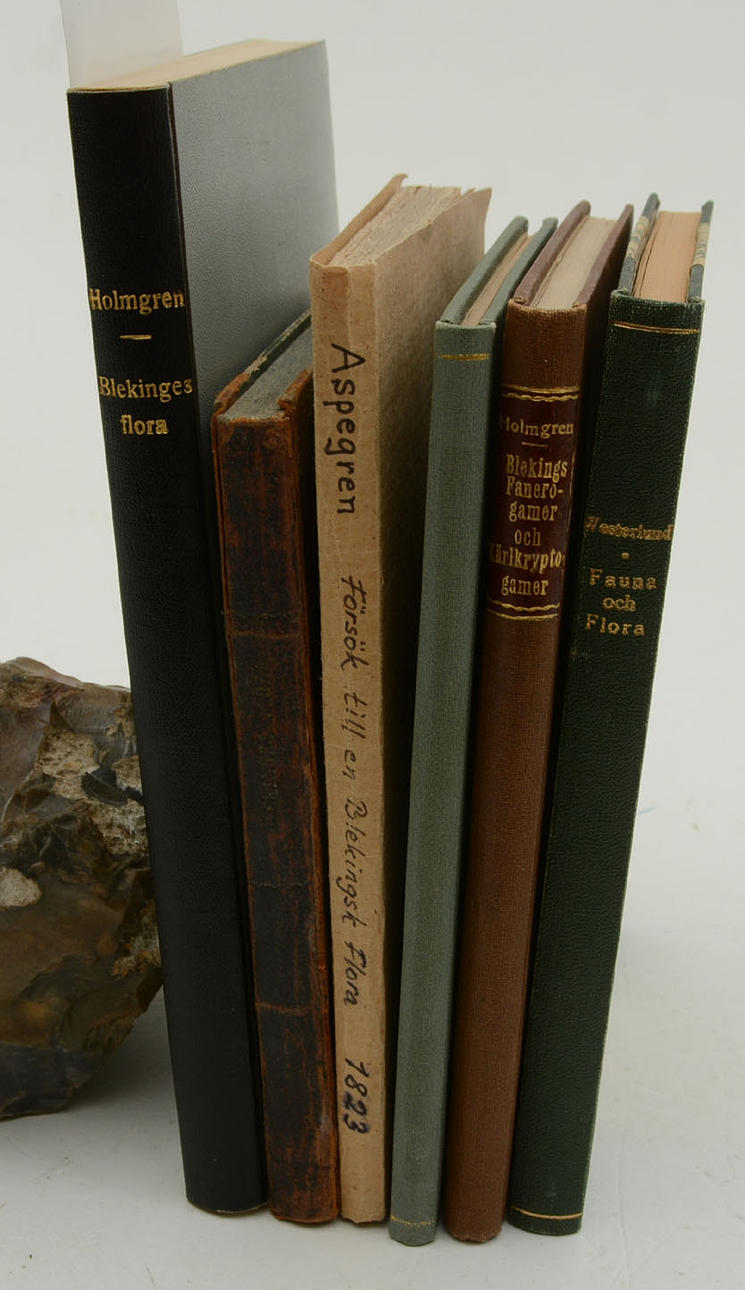 Blekinges flora och fauna. 6 Volymer.