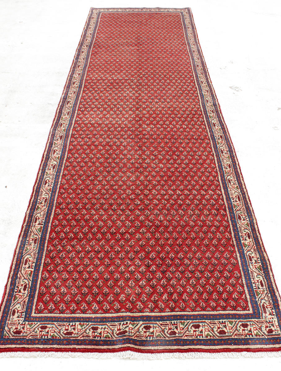 MATTA, Persisk, Saruk-mir (serabend), (fine), gallerimodell, 405 x 107 cm.