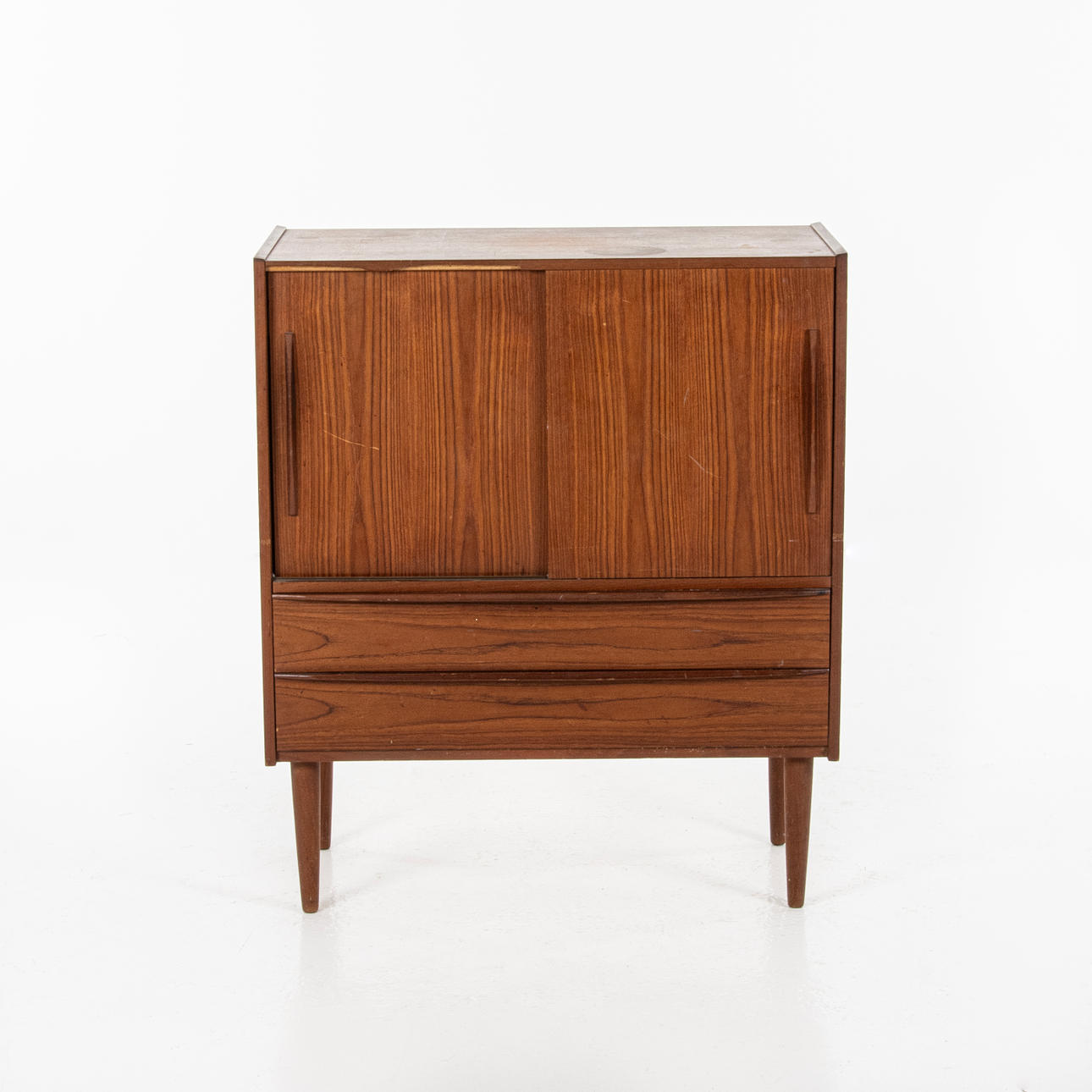SIDEBOARD, teak, Denmark, 1960s.