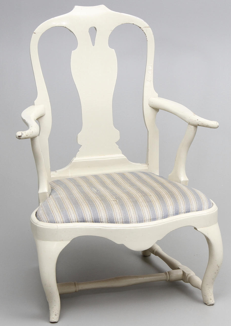 KARMSTOL, rokoko, 1700 tal.