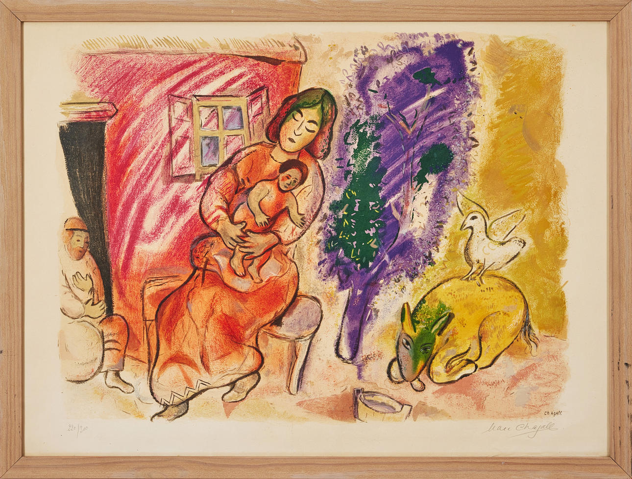 MARC CHAGALL. EFTER. "Maternité".