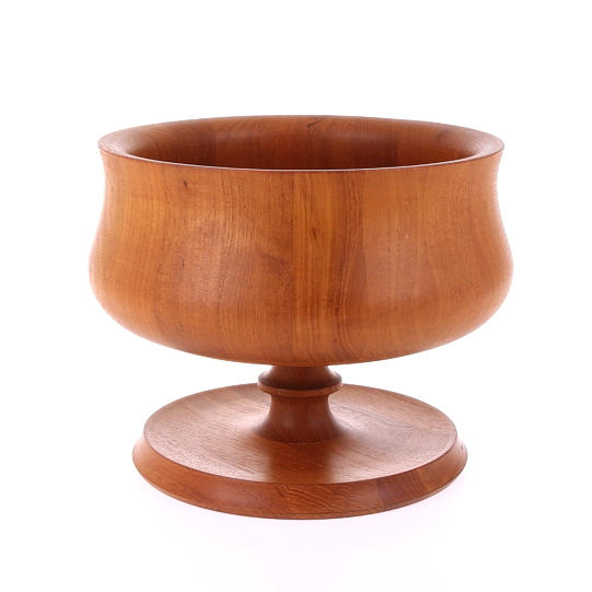 SKÅL PÅ FOT, teak, Nissen, Danmark, 1960-/70-tal.