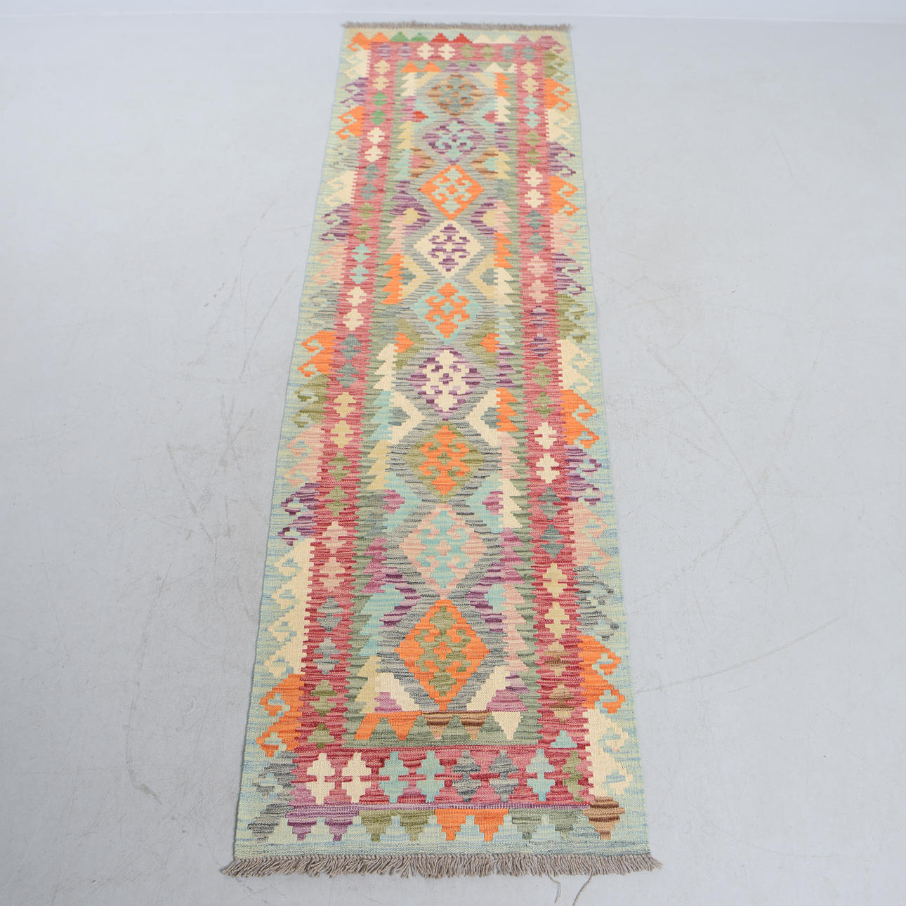 GALLERIMATTA, kelim, 286 x 82 cm.