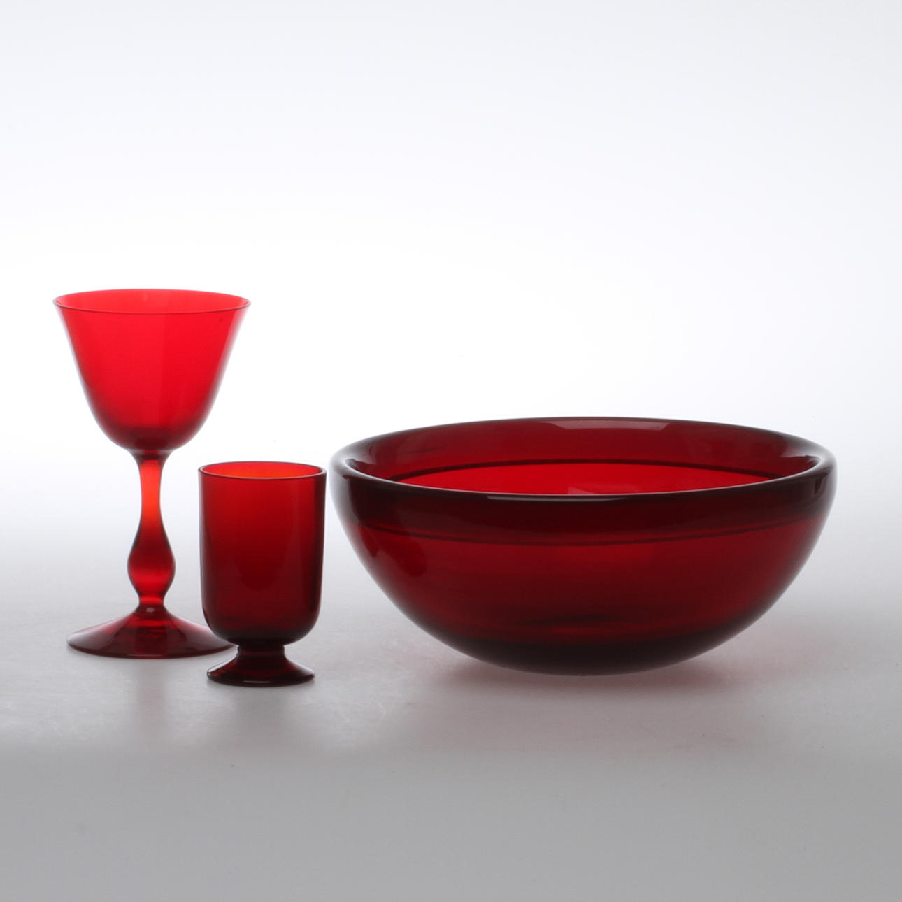 PARTI GLAS, 15 delar, troligen Monica Bratt för Reijmyre.