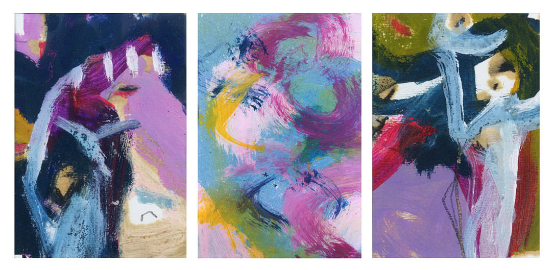 LAIBACH, ANA (GEB. BRAUNSCHWEIG 1966). ”3 abstrakta kompositioner”.