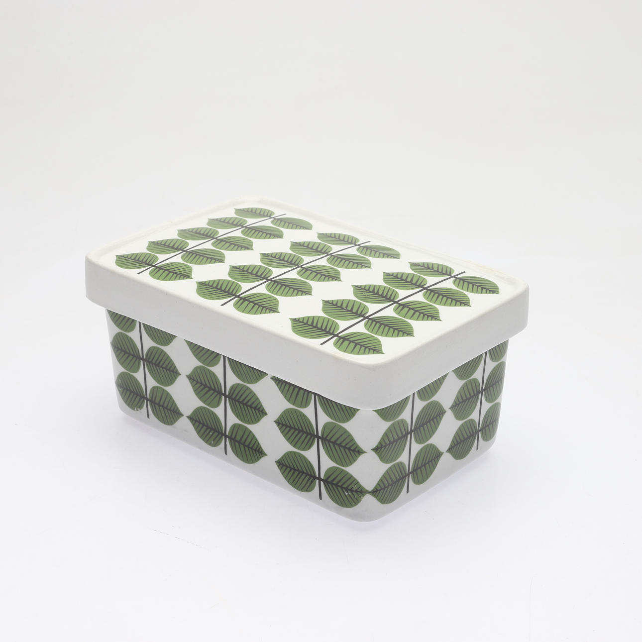 STIG LINDBERG. smørkasse, flintware, „Berså“, Gustavsberg.