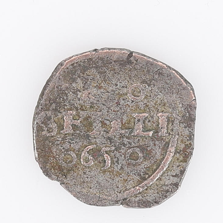 SILVER COIN, 2 Skilling, year 1565, Denmark.