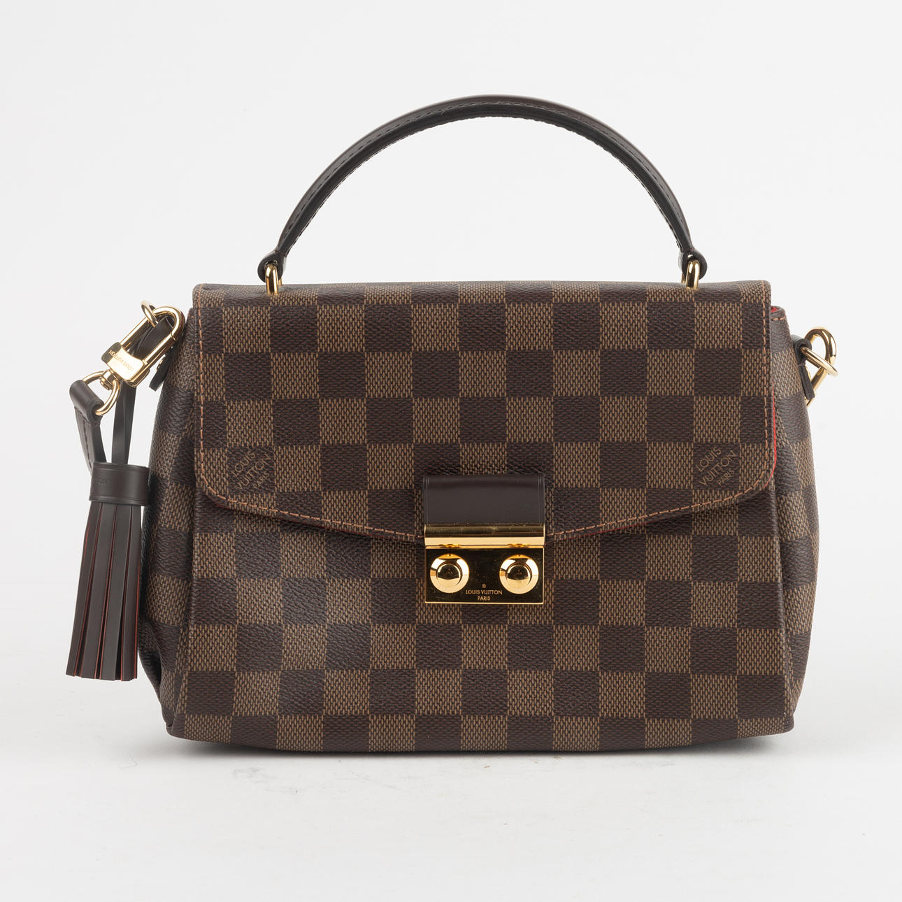 Eine Tasche, „CROISETTE“, Damier Ebene Canvas, Louis Vuitton.
