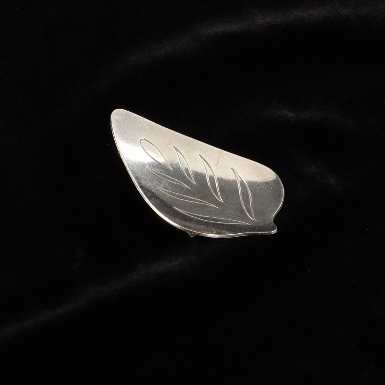 SVEN-ERIK HÖGBERG. Brooch, silver, 1957.