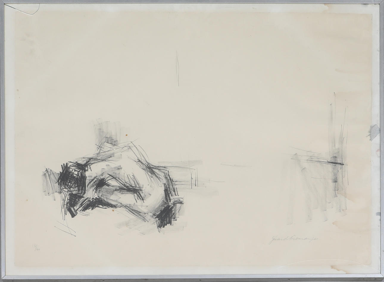 GÉRARD FROMANGER. Grafik, signiert, nummeriert 13/40.