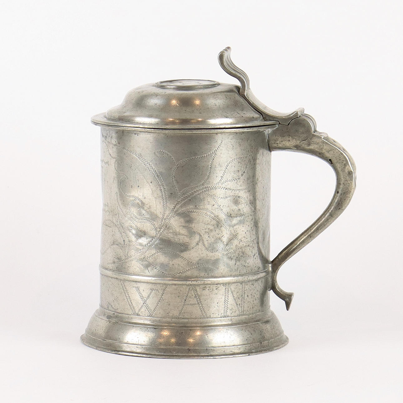 A STOP tin, Gustav Otto Ekström, Örebro, 1862.